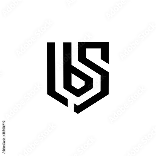 Creative Shield Secret  LBS Logo Design Vector