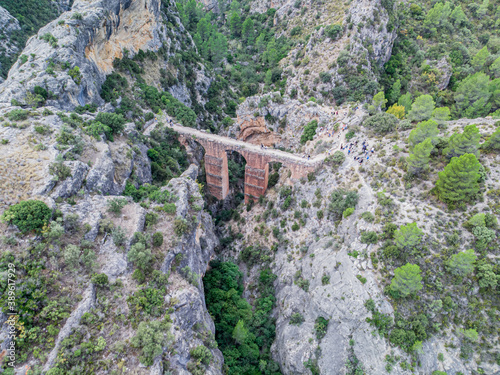 The Ruta del Agua in Chelva with some beautiful long exsposure shots and a Drone photos from above of the Roman Aqueduct photo