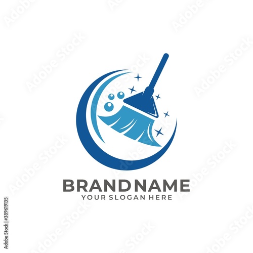 House Cleaning Service Business logo template