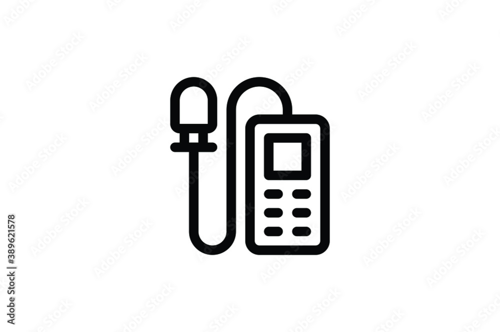 Photograph Outline Icon - Clip On Recorder Photograph Outline Icon - Clip On Recorder