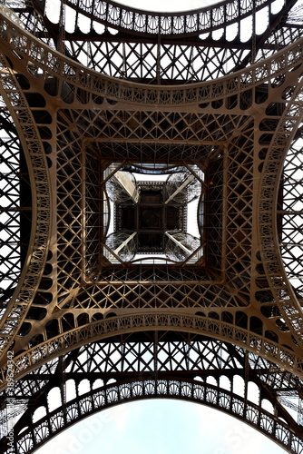 The eiffel tower in Paris, France