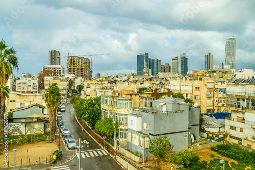 Tel Aviv Downtown Aerial View, Israel