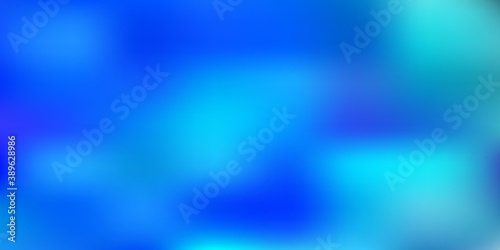 Light blue vector blurred template.