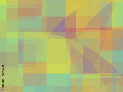 Wallpaper Mural Beautiful of Colorful Art Green, Purple, Blue, Red, Abstract Modern Shape. Image for Background or Wallpaper Torontodigital.ca