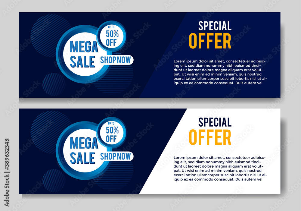 Obraz premium banner with modern design colorful gradient.banner sale template