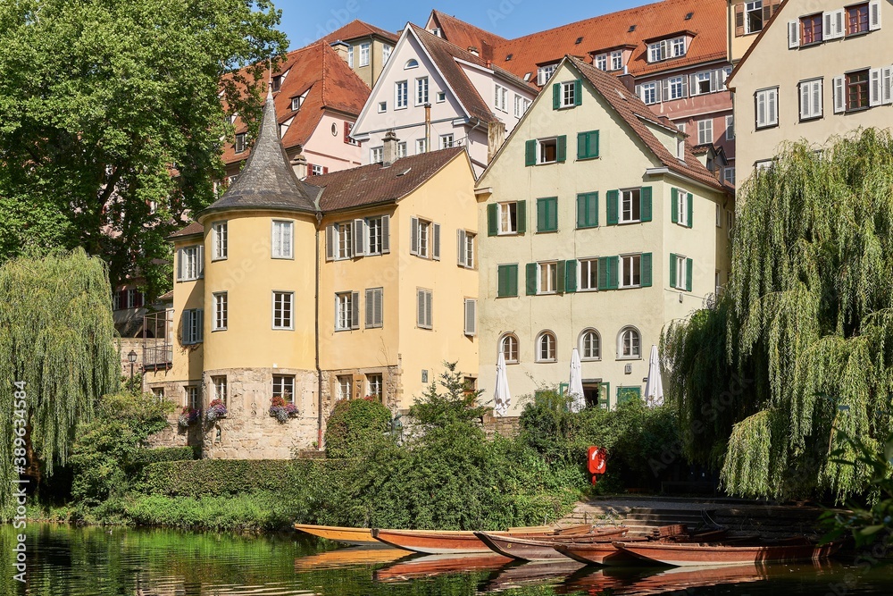 Hölderlinturm am Necker, Tübingen, Deutschland