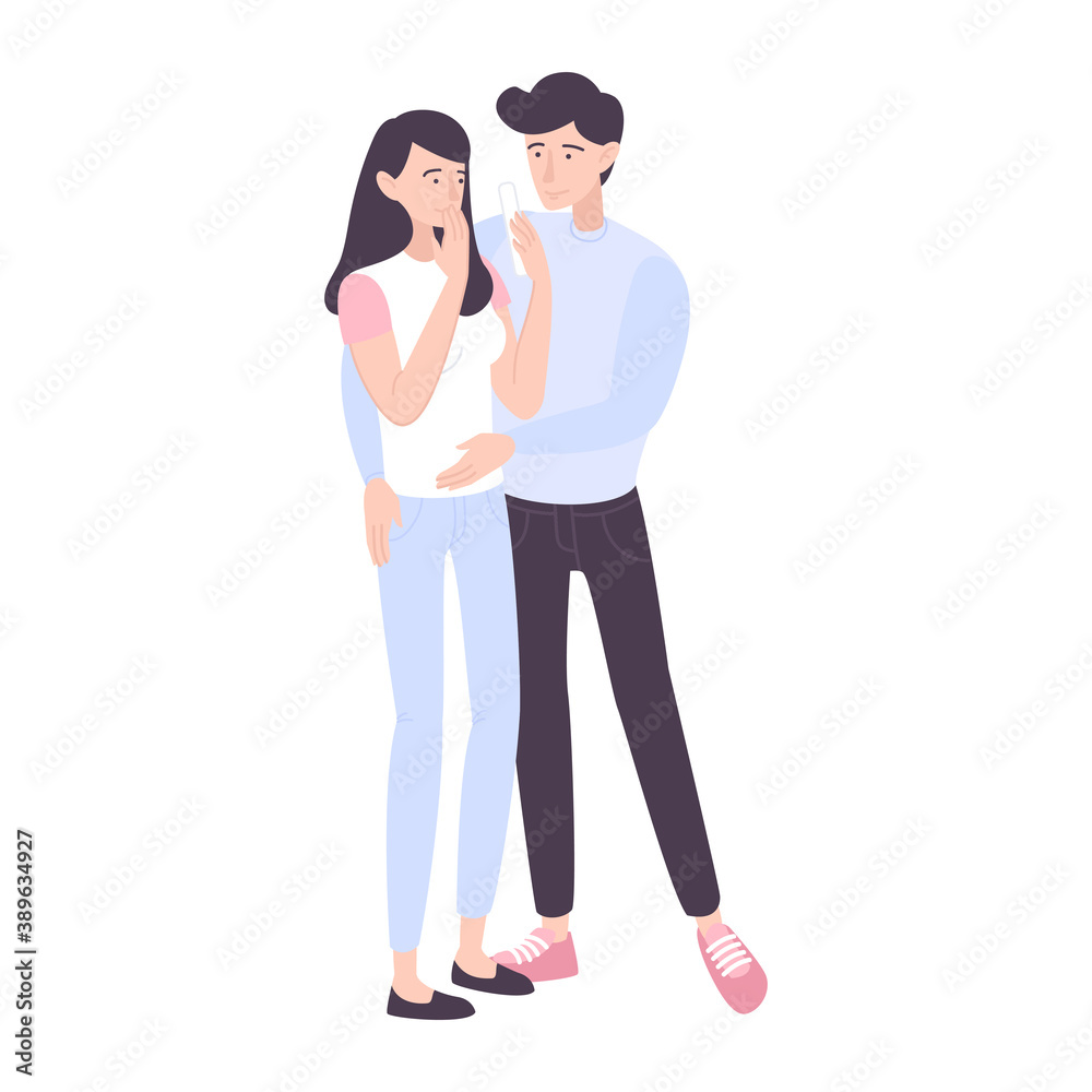 Future Parents Couple Composition Future Parents Couple Composition