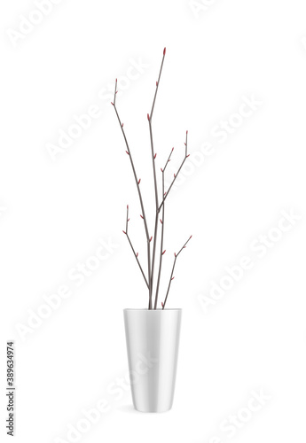 Branches In Pot Composition