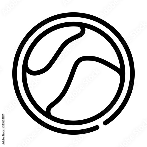 atherosclerosis heart line icon vector illustration sign