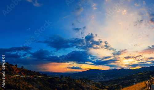 Sunset Sky Sunrise Landscape Clouds Nigth Mountains © HectorJaime