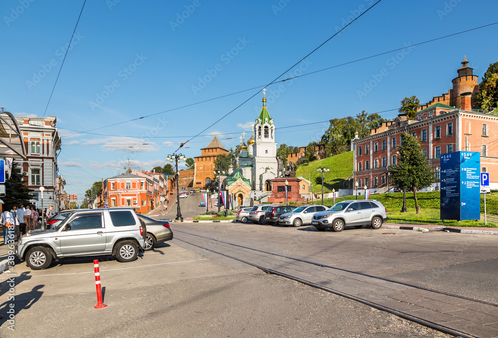Fototapeta premium The urban landscape of Nizhni Novgorod