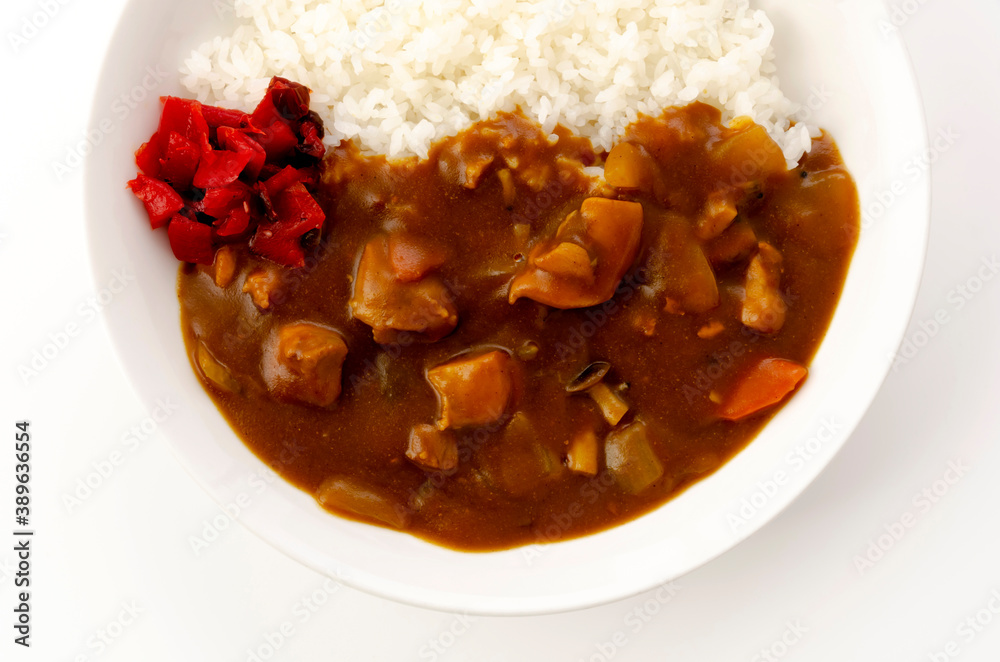 チキンカレーライス