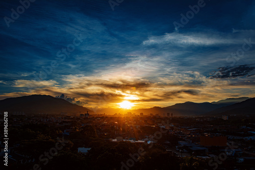 Sunset Sky Sunrise Landscape Clouds Nigth Mountains © HectorJaime