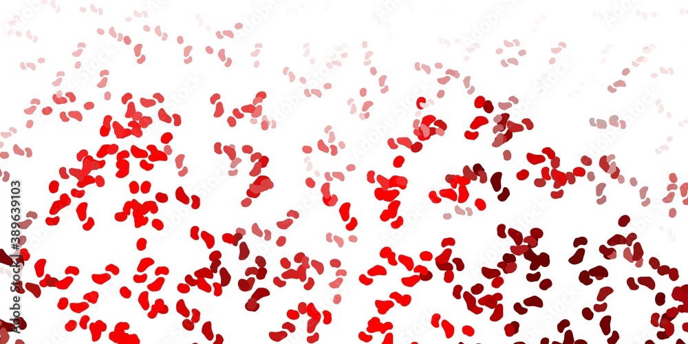 Light red vector background with random forms. Light red vector background with random forms.