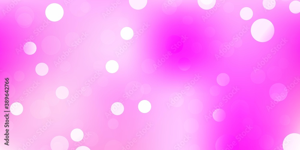 Light pink, yellow vector backdrop with dots.