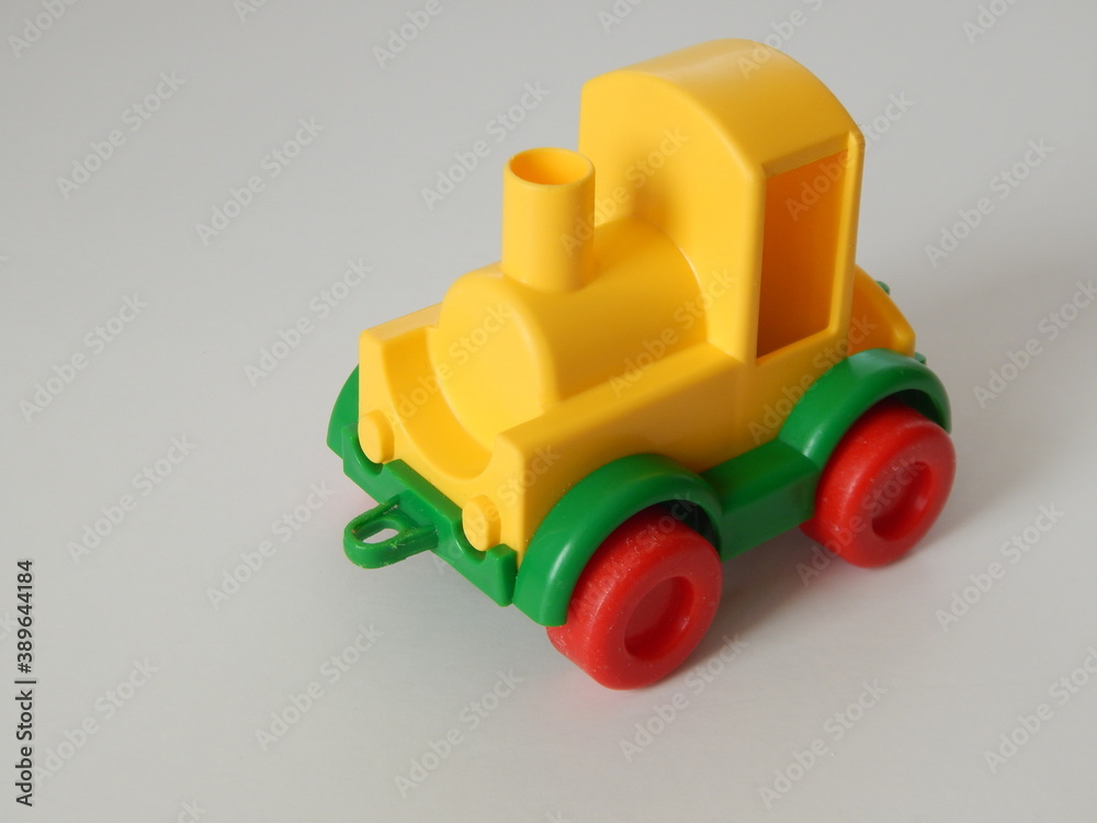toy train isolated on white toy train isolated on white