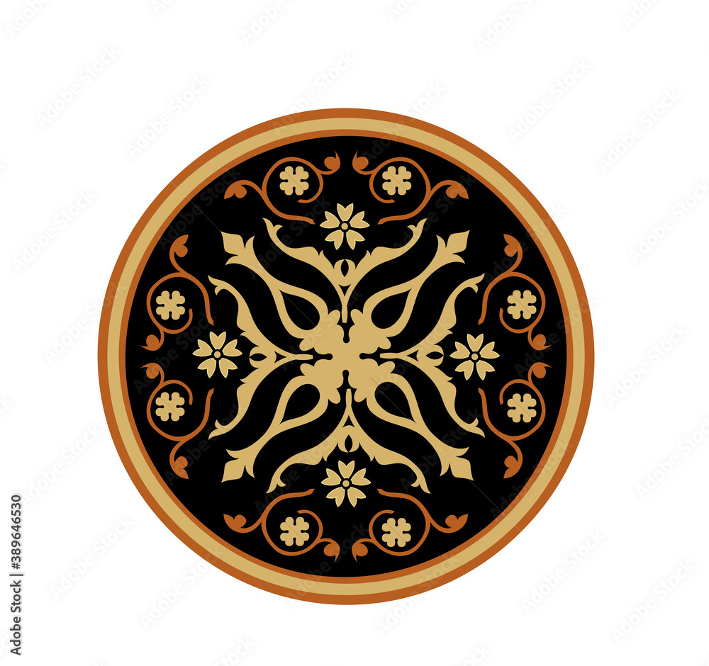 symbol in ancient arabesque style for decoration symbol in ancient arabesque style for decoration