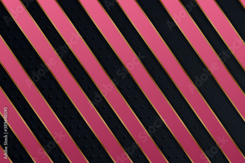 abstract geometric background. luxury wallpaper with variation element are diagonal pattern use pink and gold colors and dot pattern in any variant size. horizontal layout.