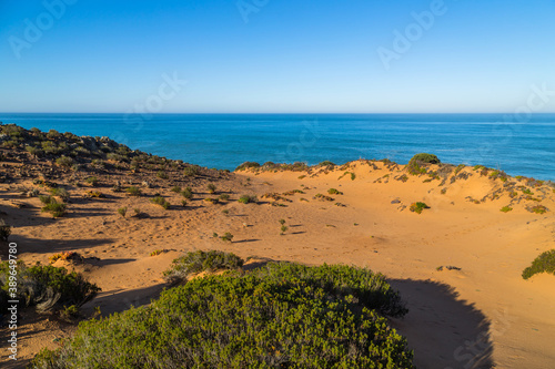 Atlantic rocky coast view