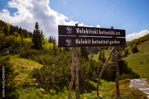Northern Velebit national park in Croatia, landscape