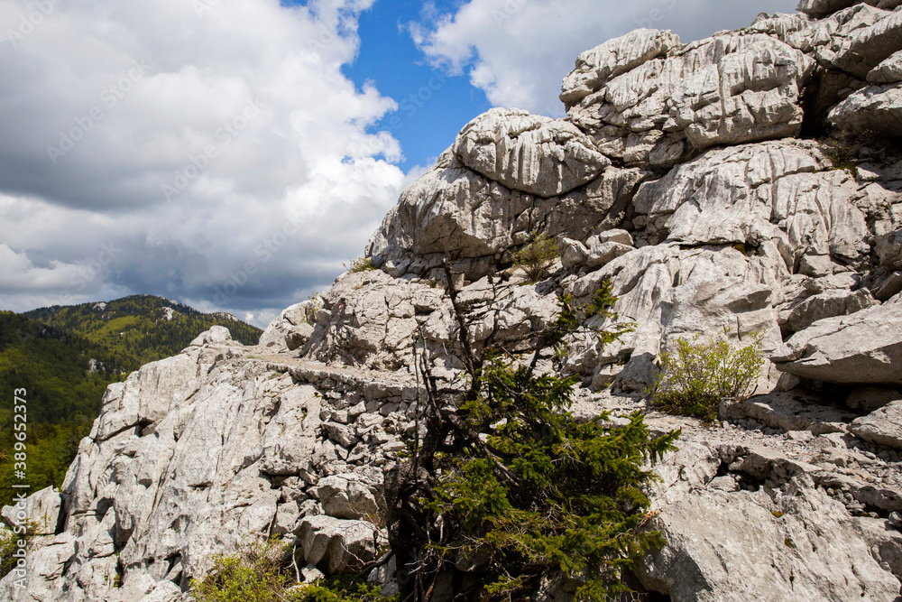 Northern Velebit national park in Croatia, landscape Northern Velebit national park in Croatia, landscape