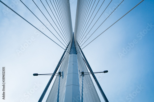 Bridge and blue sky