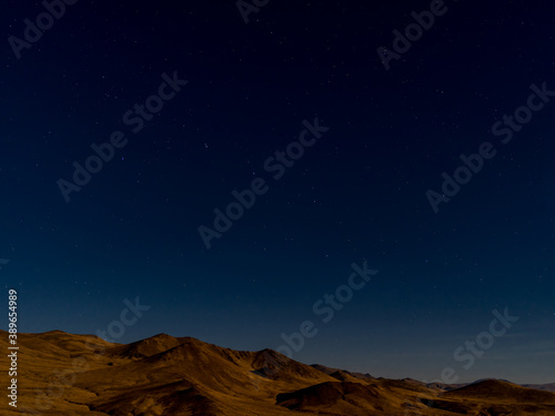 Stars in a desert setting