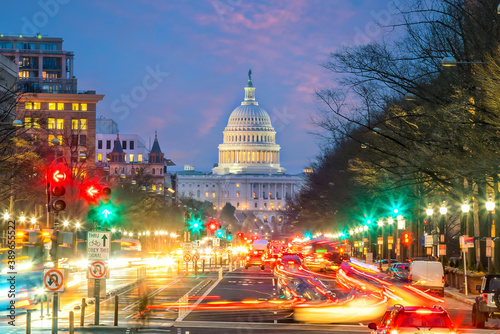 Konstfotografi The United States Capitol building in Washington, D.C.