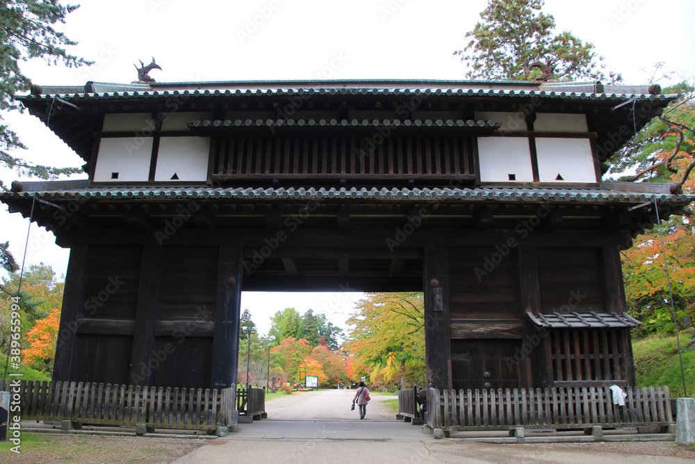 秋の弘前城(青森県・弘前市) 秋の弘前城(青森県・弘前市)