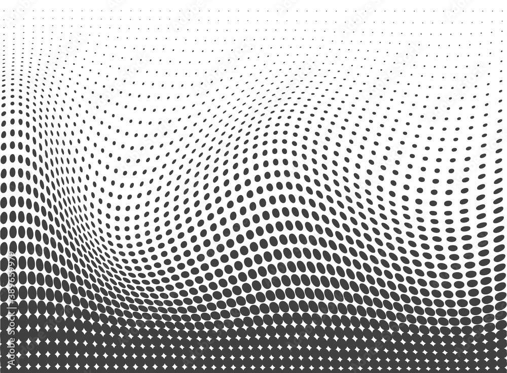 Abstract halftone dotted background. Futuristic grunge pattern, dot, wave. Vector modern optical pop art texture for posters, sites, business cards, cover, labels mock-up, vintage layout Abstract halftone dotted background. Futuristic grunge pattern, dot, wave. Vector modern optical pop art texture for posters, sites, business cards, cover, labels mock-up, vintage layout