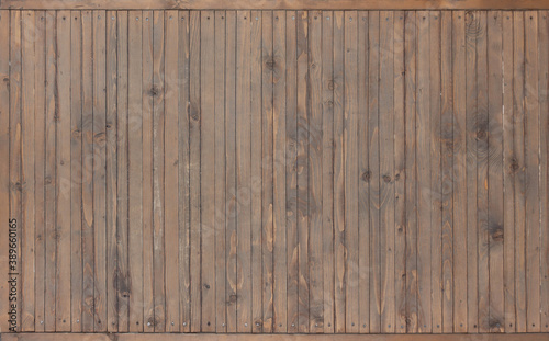 Brown wood plank wall texture background.