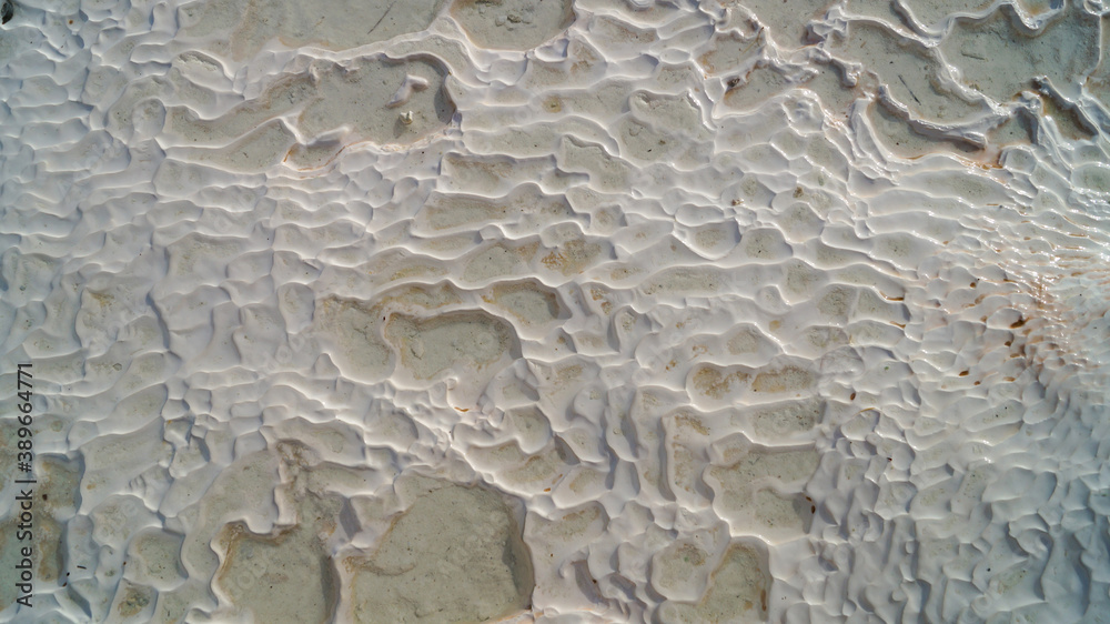Pamukkale stone texture