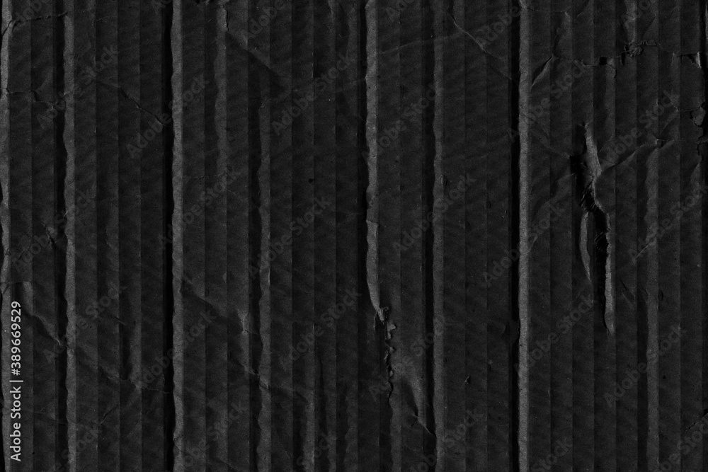 Black vintage rough sheet of carton. Recycled environmentally friendly ...