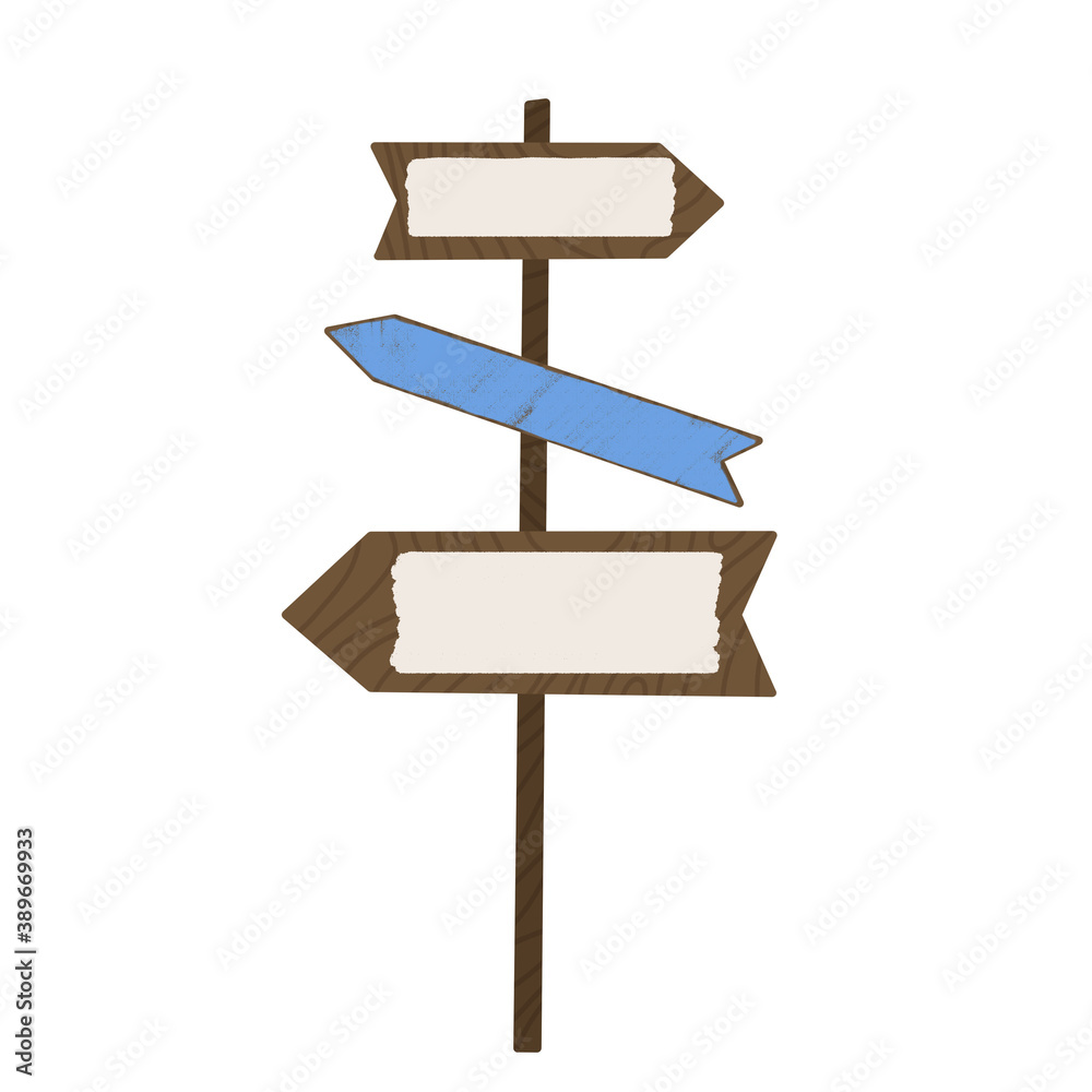 wooden pointer flat children raster illustration wooden pointer flat children raster illustration