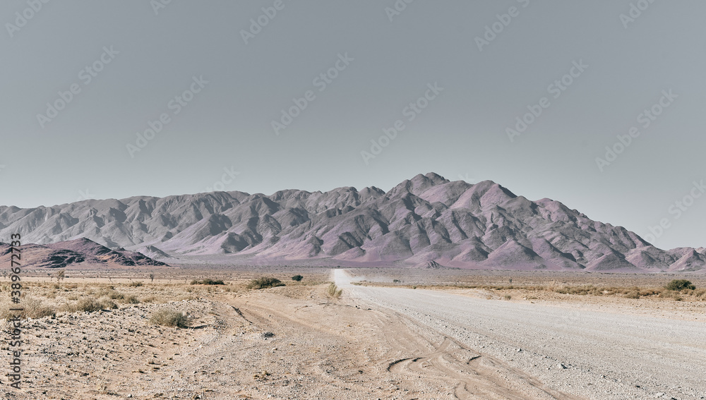 Beautiful landscape view in Namibia, Africa