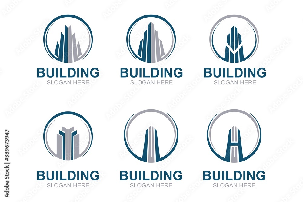 building and apartemen logo building and apartemen logo