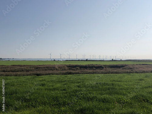Windmills at the IJsselmeer around Lemmer