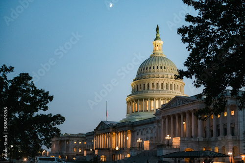 US Capitol Building at Dusk photo