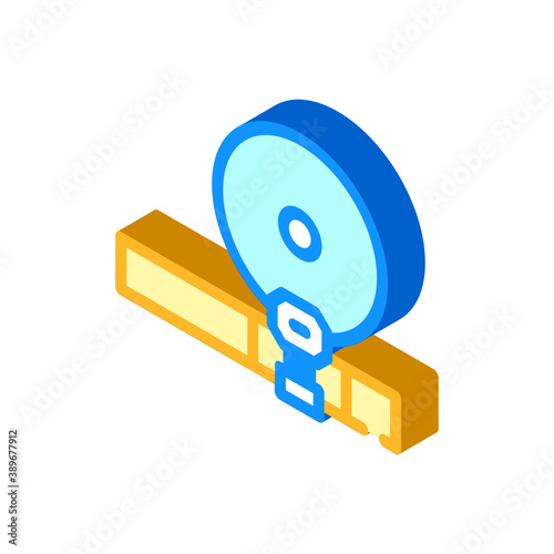 ent doctor tool isometric icon vector illustration