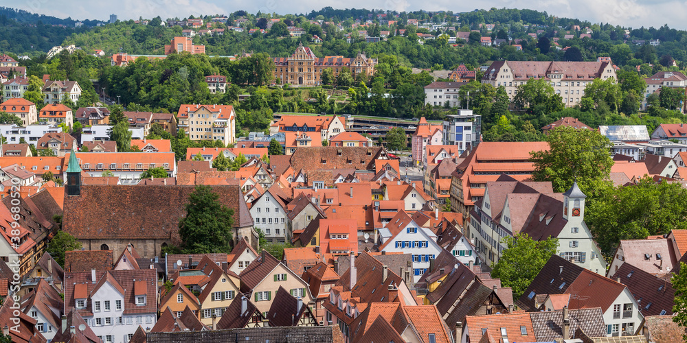 Naklejka premium historical center of Tubingen