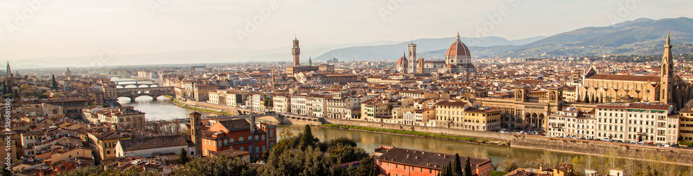 The beautiful city of Florence Italy