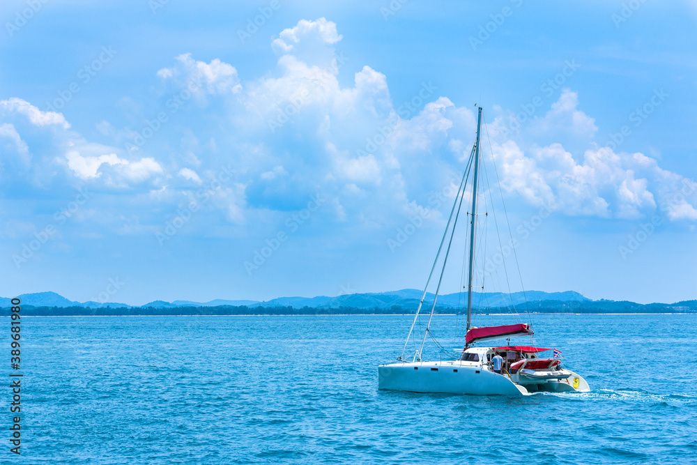 yacht on the sea yacht on the sea