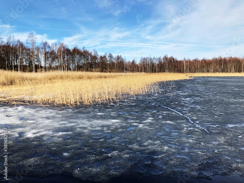 river in winter