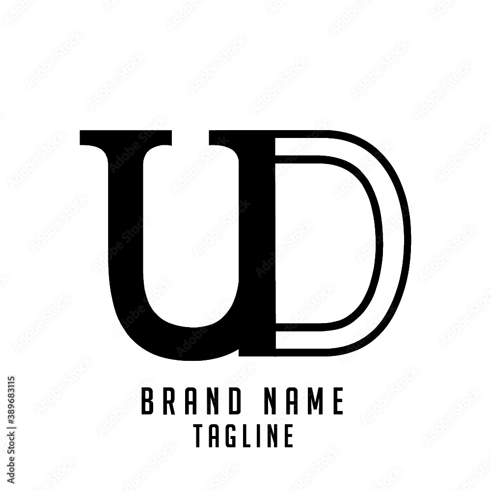 UD initials logo, name initials logo, company initials logo, person initials logo. UD initials logo, name initials logo, company initials logo, person initials logo.