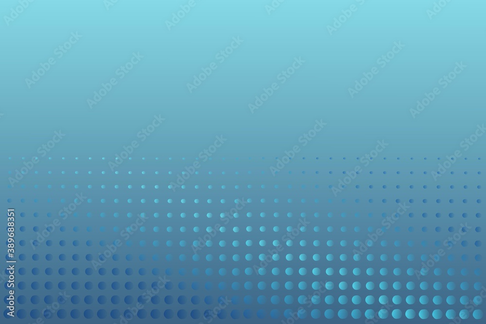 Blue background with gradient and circles. Vector pattern with dots and circles. The background can be applied for card design and creativity.