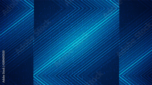 Blue Laser Technology Line on Board Background,Digital and Connection Concept design,Vector illustration.