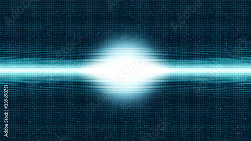 Speed Light on Circuit Microchip Background,Hi-tech Digital and Internet Concept design,Free Space For text in put,Vector illustration.