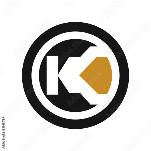
Initial letter ko logo or ok logo vector design templates
