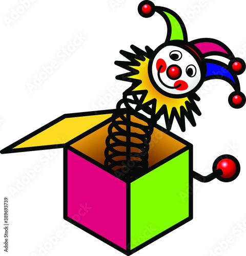 A Jack in the Box toy.