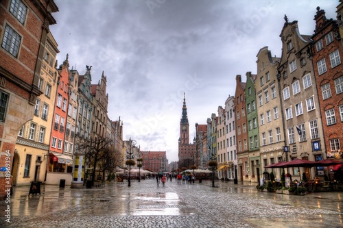 The beautiful town Gdansk Poland